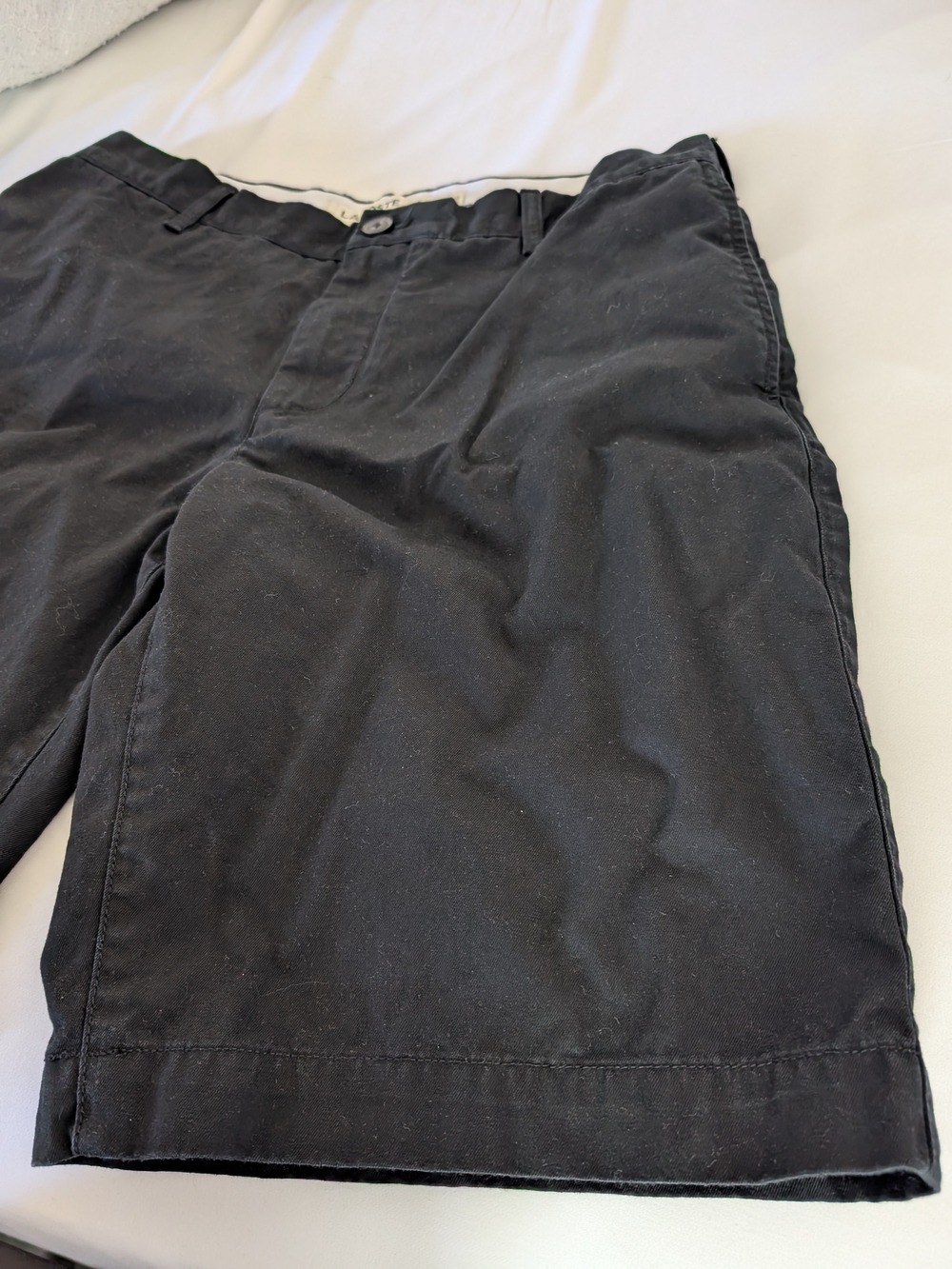 Lacoste Black Chino Shorts